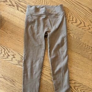 Fabletics Tan Waffle Leggings